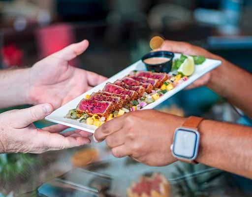 23 Restaurants Private Events Gallery | people eating food, playing various games and having fun