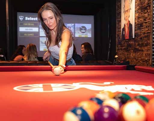 23 Restaurants Private Events Gallery | people eating food, playing various games and having fun