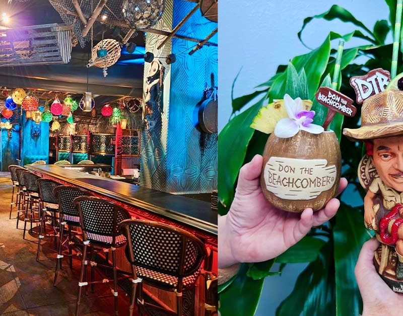 DON THE BEACHCOMBER, RECOGNIZED AS THE FIRST TIKI BAR AND THE GENESIS OF TIKI CULTURE IN AMERICA, HAS DEBUTED ON THE GROUND FLOOR OF THE CAMBRIA HOTEL AT 15015 MADEIRA WAY IN MADEIRA BEACH | DON THE BEACHCOMBER